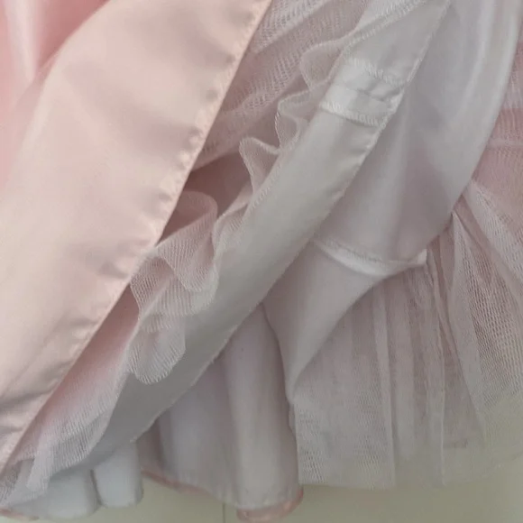 Cinderella Girls Pink Dress Dressy Formal Wedding Flower Girl Easter Zip Size 4 - Picture 6 of 11